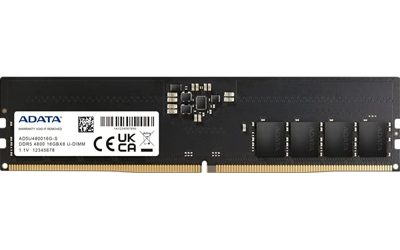 Adata AD5U480016G-S 16GB U-DIMM System Memory DDR5, 4800MHz, 1 x 16GB